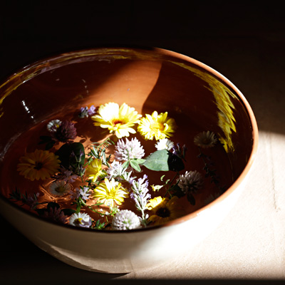 barrocal spa flowers bowl